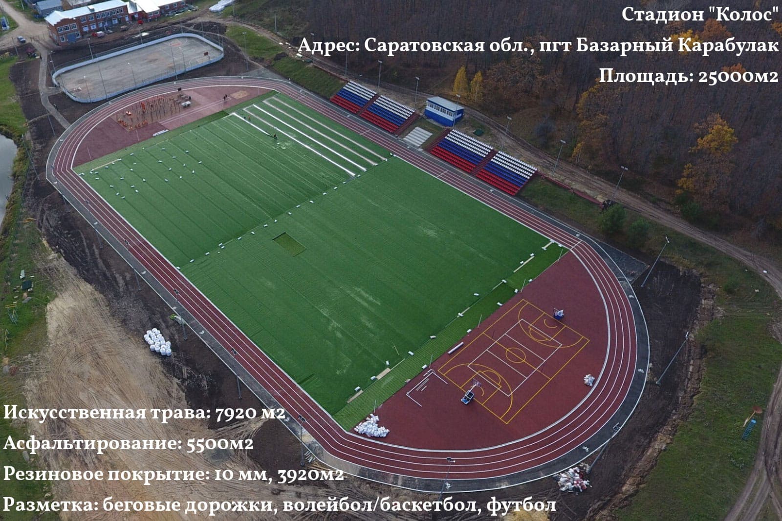 Стадион «Колос» — пгт Базарный Карабулак