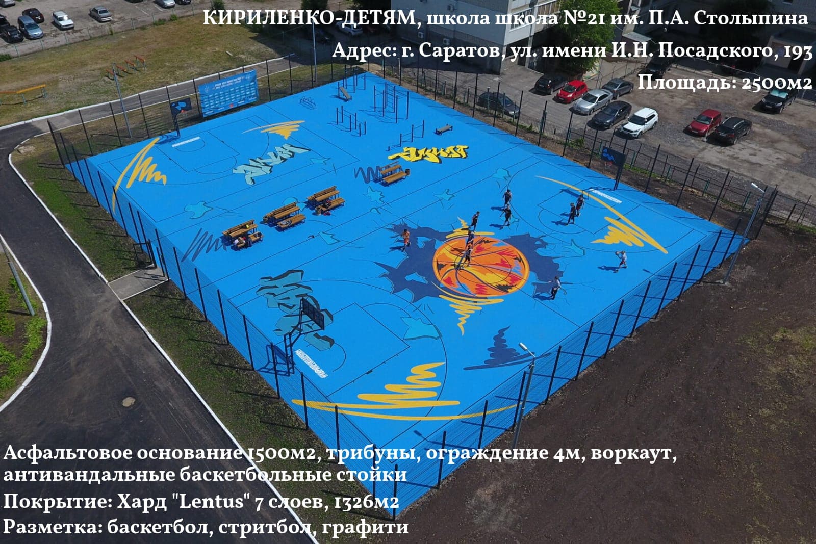 «Кириленко — детям», школа №21 им. П. А. Столыпина — Саратов