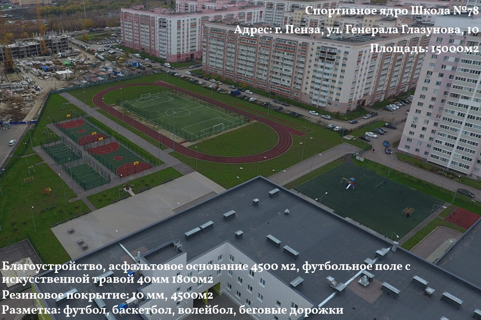 Спортивное ядро, школа №78 — Пенза