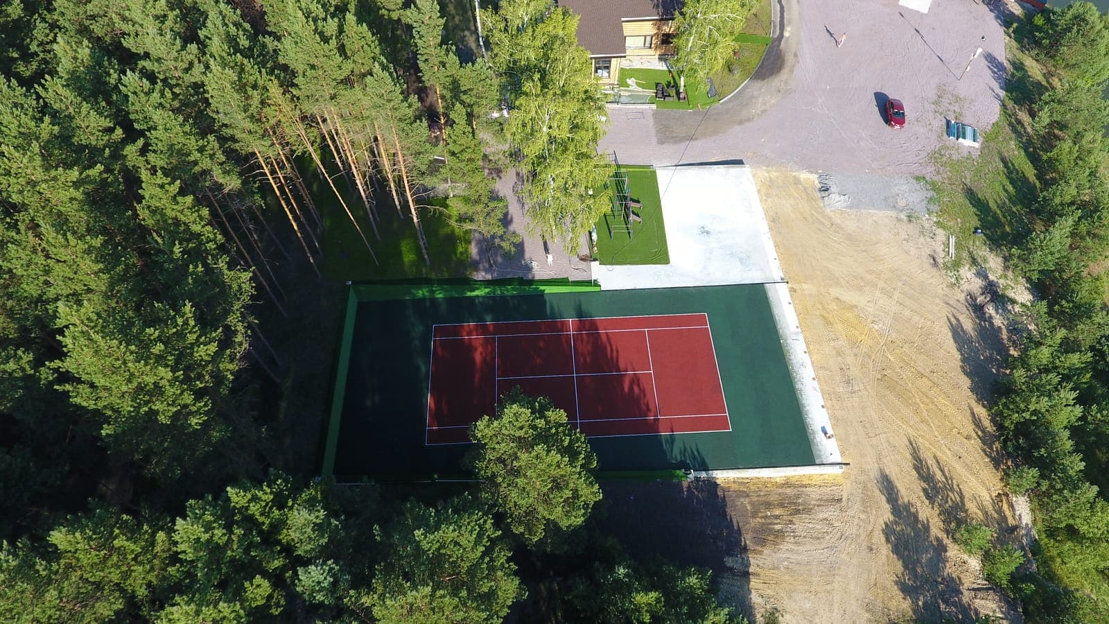 Теннисный корт с трибунами и освещением — Пензенская область