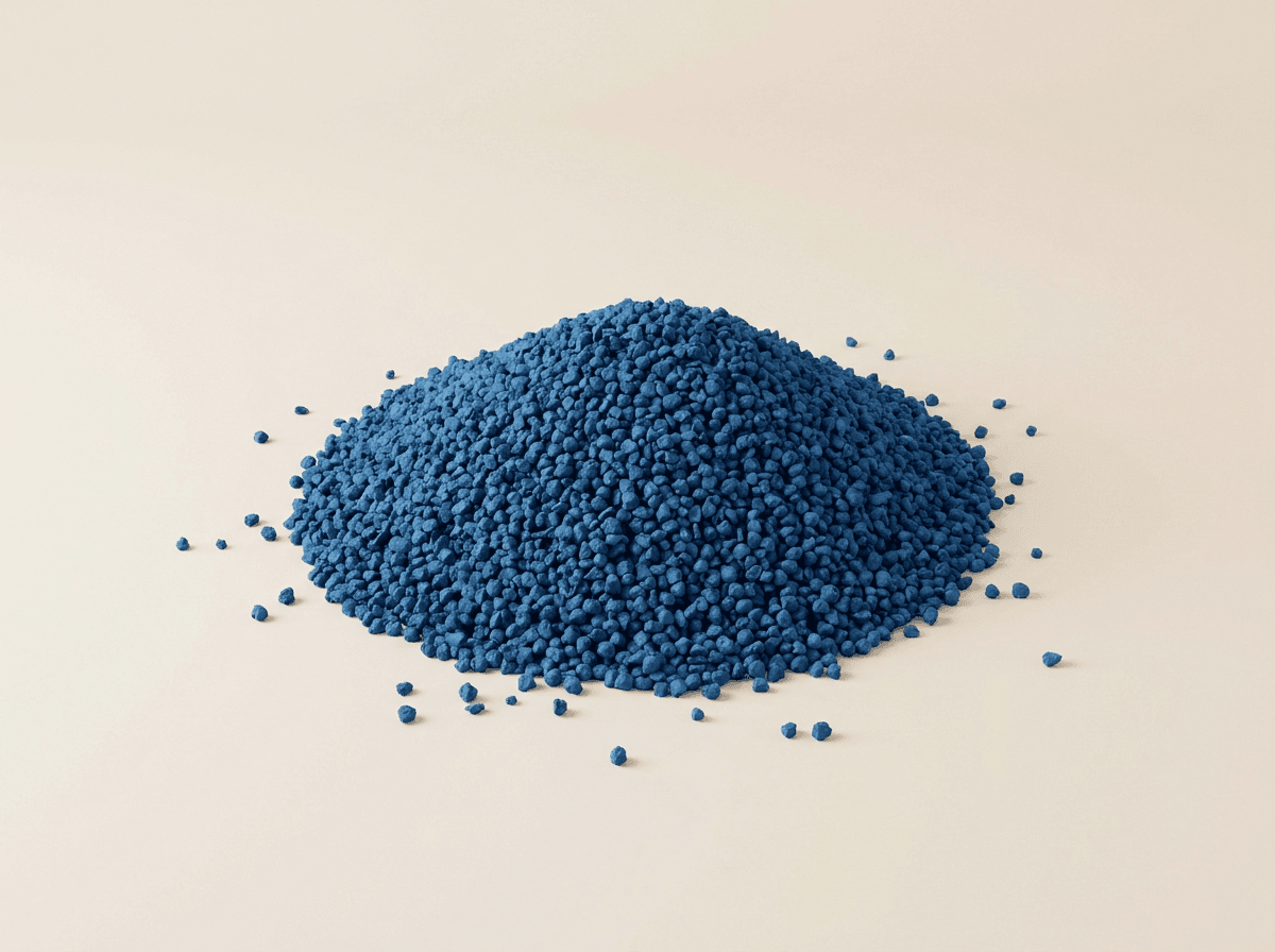 Гранулят EPDM синий RAL 5005, 1–3,5 мм